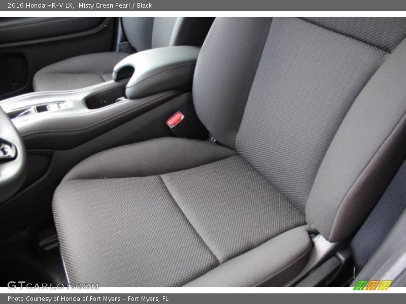 Misty Green Pearl / Black 2016 Honda HR-V LX