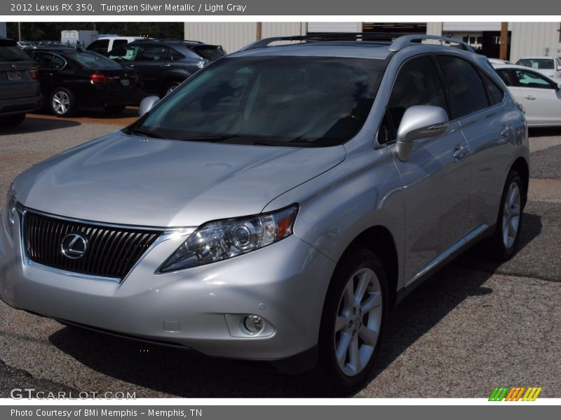 Tungsten Silver Metallic / Light Gray 2012 Lexus RX 350