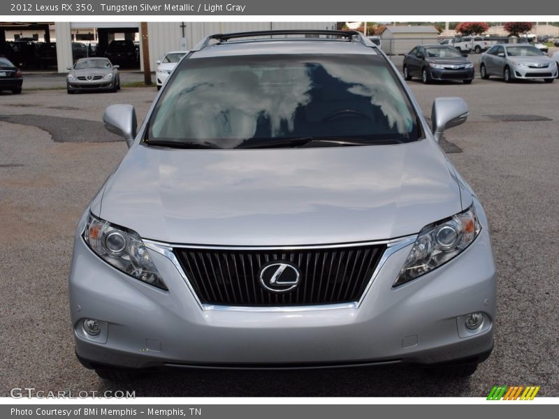 Tungsten Silver Metallic / Light Gray 2012 Lexus RX 350