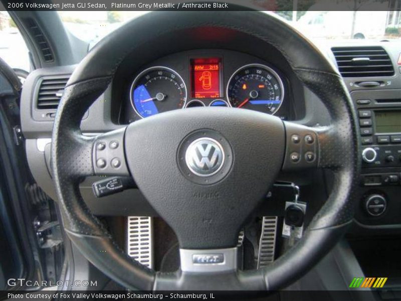 Platinum Grey Metallic / Anthracite Black 2006 Volkswagen Jetta GLI Sedan