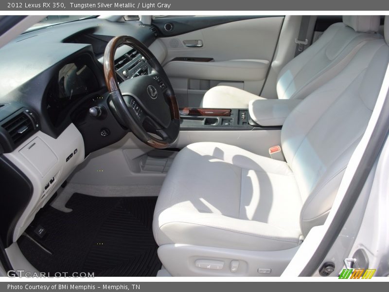 Tungsten Silver Metallic / Light Gray 2012 Lexus RX 350