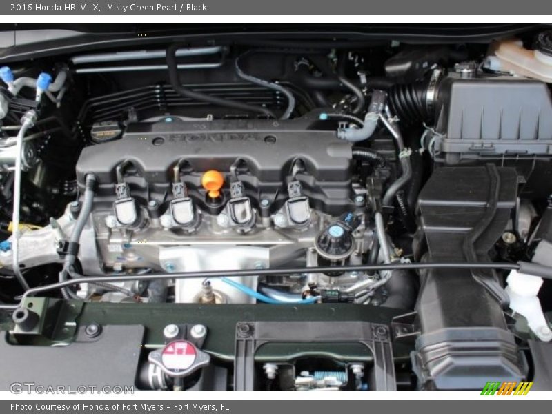 Misty Green Pearl / Black 2016 Honda HR-V LX