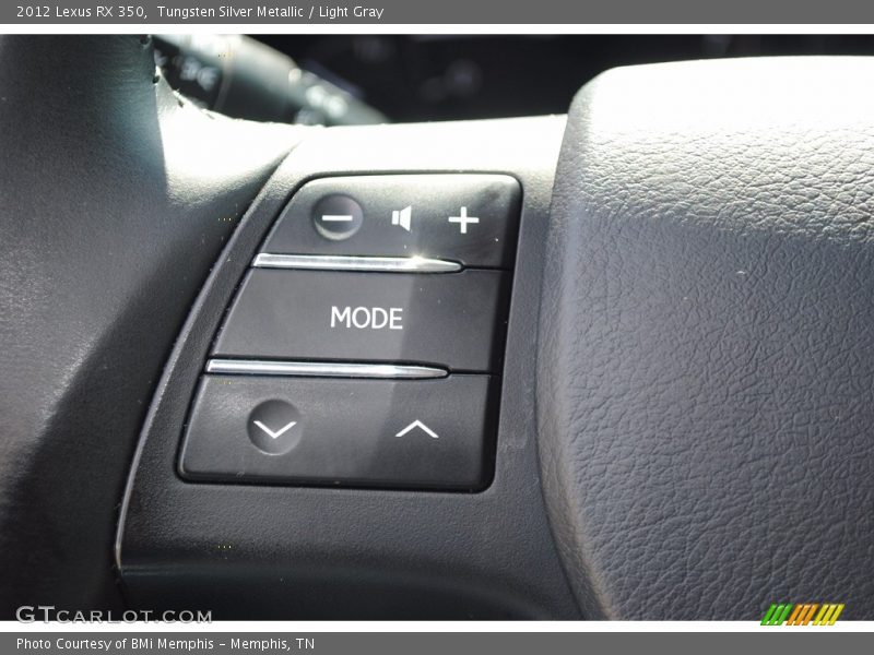 Tungsten Silver Metallic / Light Gray 2012 Lexus RX 350