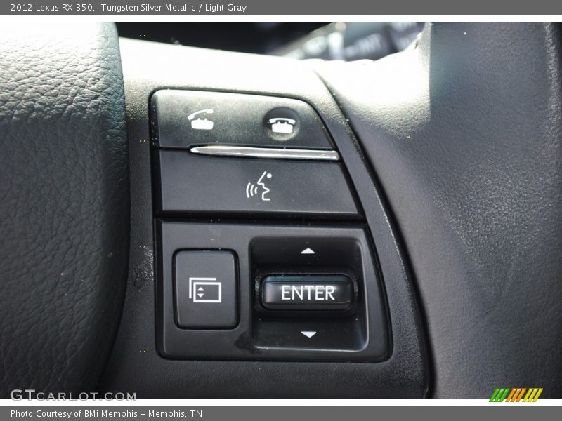Tungsten Silver Metallic / Light Gray 2012 Lexus RX 350
