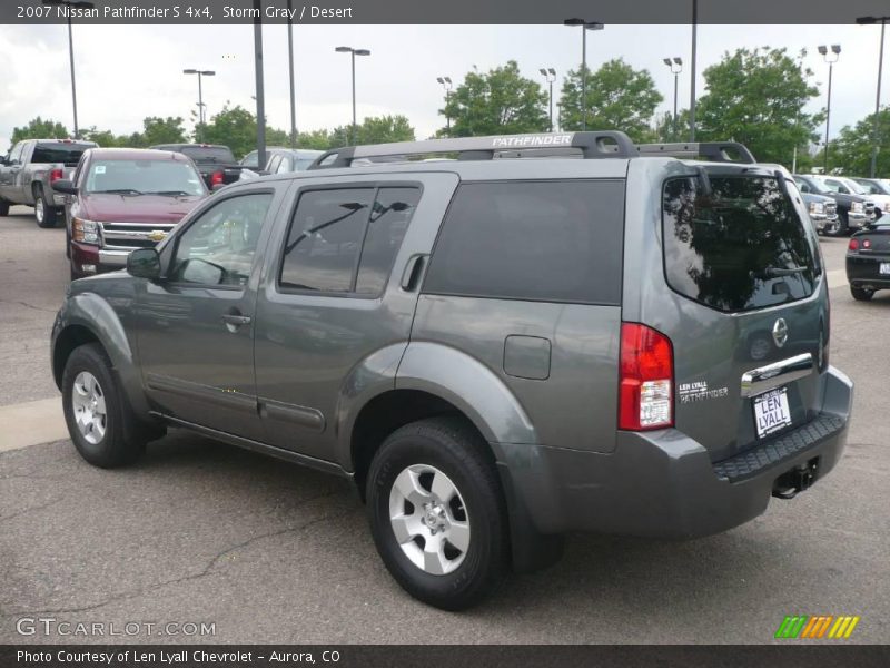 Storm Gray / Desert 2007 Nissan Pathfinder S 4x4