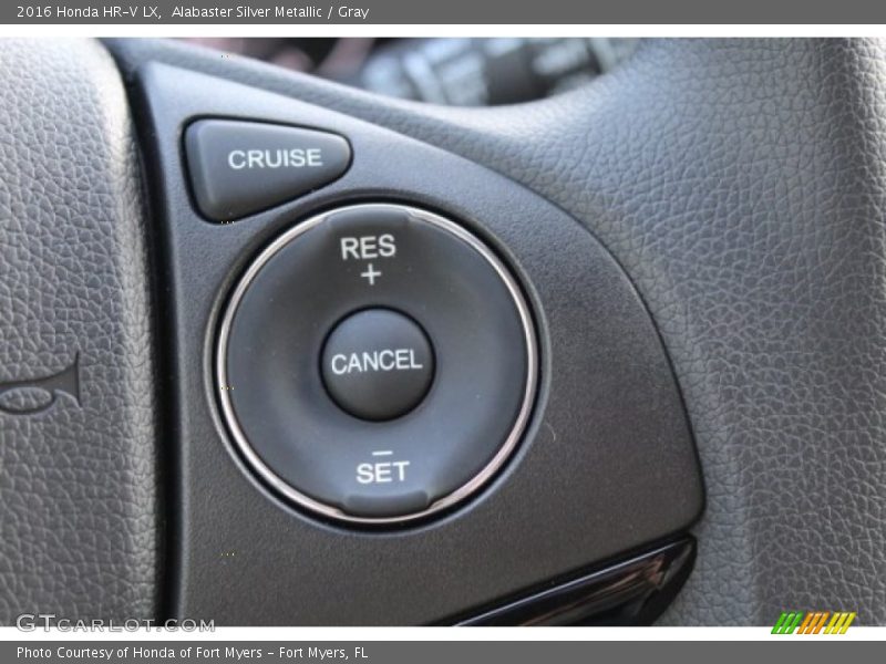 Alabaster Silver Metallic / Gray 2016 Honda HR-V LX