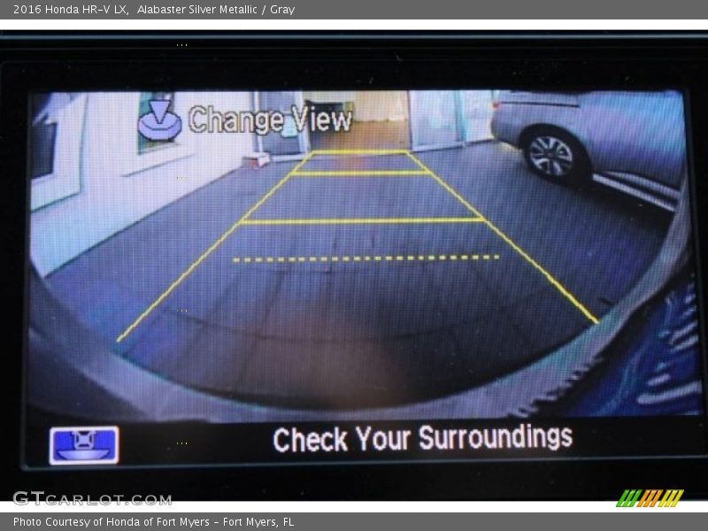 Alabaster Silver Metallic / Gray 2016 Honda HR-V LX