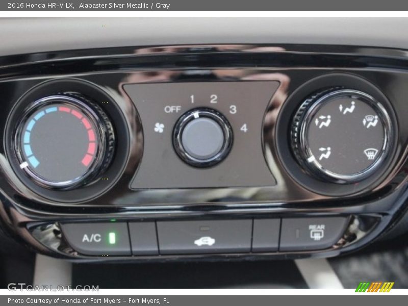 Alabaster Silver Metallic / Gray 2016 Honda HR-V LX