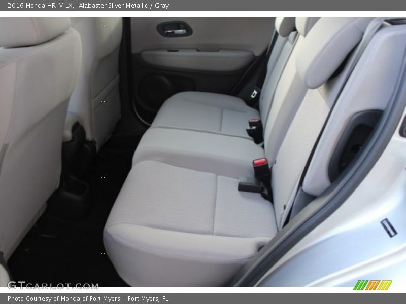 Alabaster Silver Metallic / Gray 2016 Honda HR-V LX