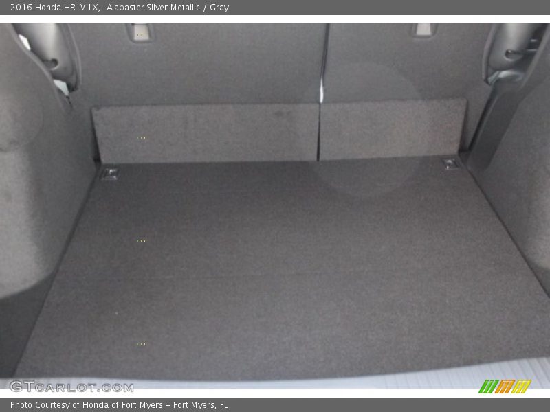 Alabaster Silver Metallic / Gray 2016 Honda HR-V LX