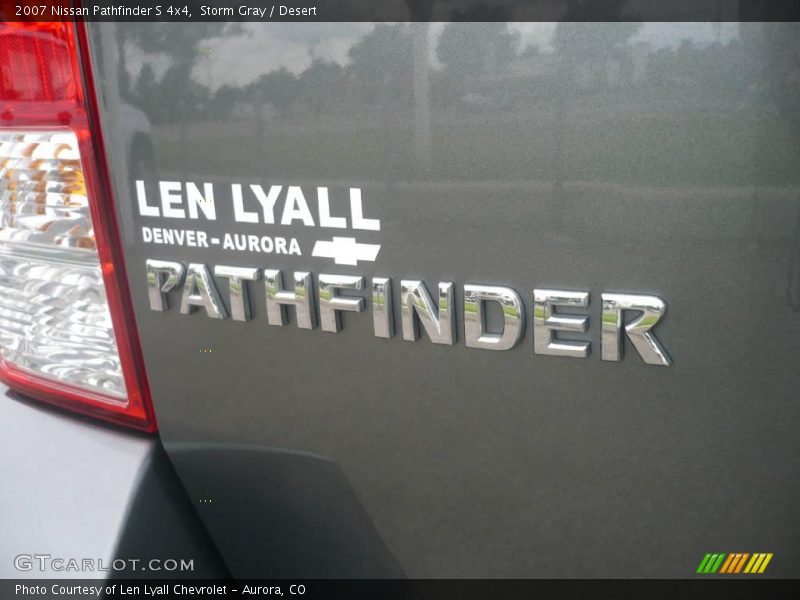 Storm Gray / Desert 2007 Nissan Pathfinder S 4x4