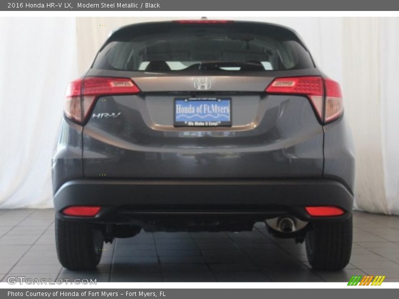 Modern Steel Metallic / Black 2016 Honda HR-V LX