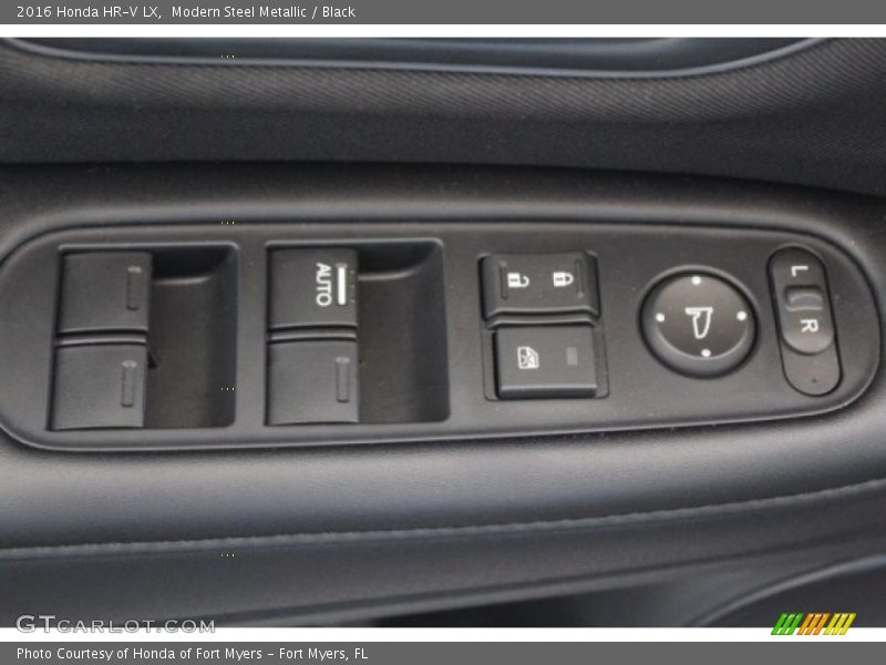 Modern Steel Metallic / Black 2016 Honda HR-V LX