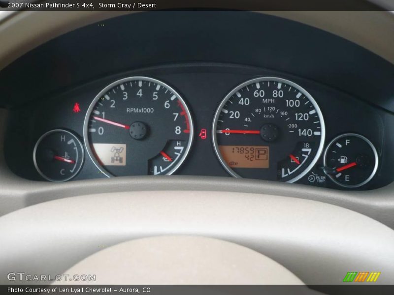 Storm Gray / Desert 2007 Nissan Pathfinder S 4x4