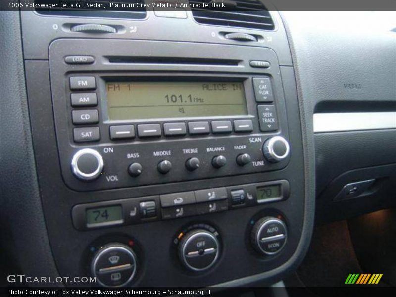 Platinum Grey Metallic / Anthracite Black 2006 Volkswagen Jetta GLI Sedan
