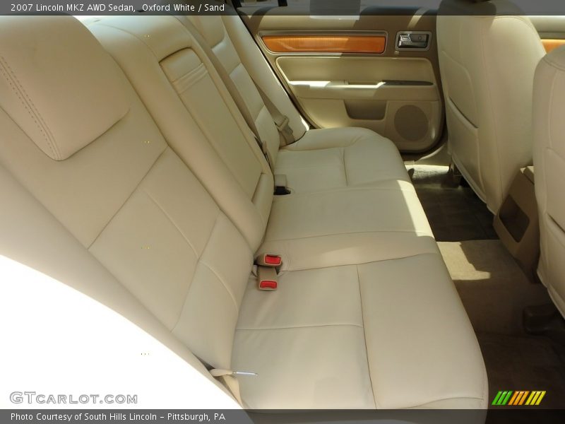 Oxford White / Sand 2007 Lincoln MKZ AWD Sedan