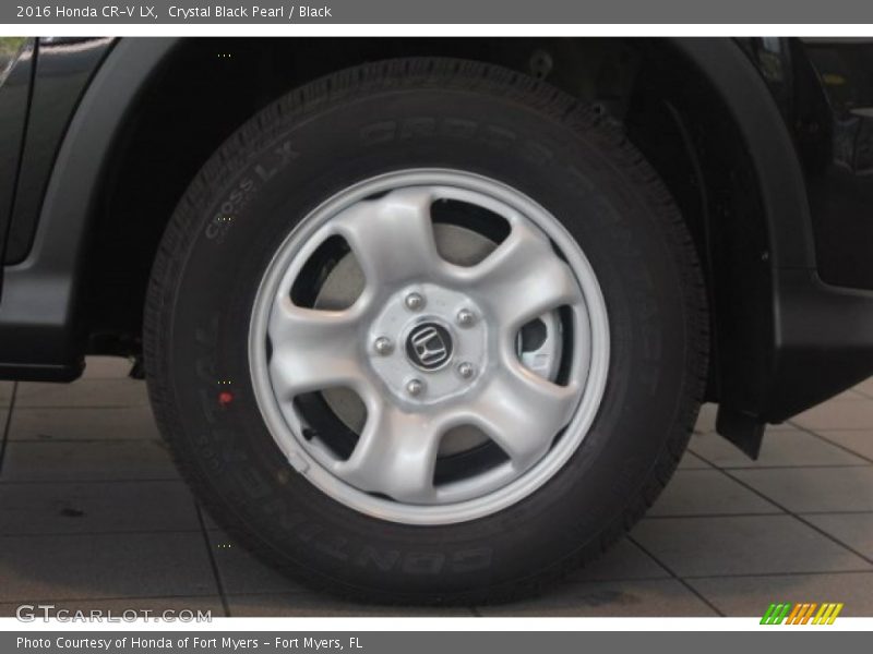 Crystal Black Pearl / Black 2016 Honda CR-V LX