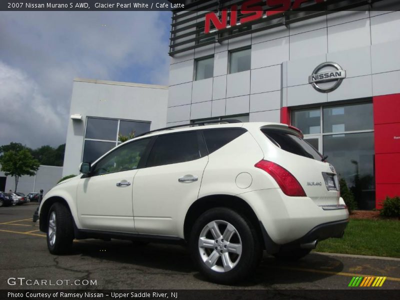 Glacier Pearl White / Cafe Latte 2007 Nissan Murano S AWD