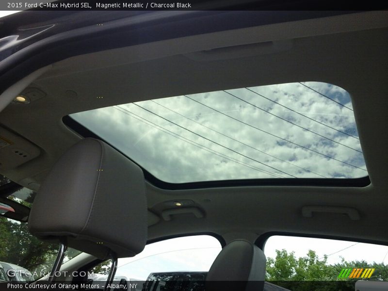 Magnetic Metallic / Charcoal Black 2015 Ford C-Max Hybrid SEL