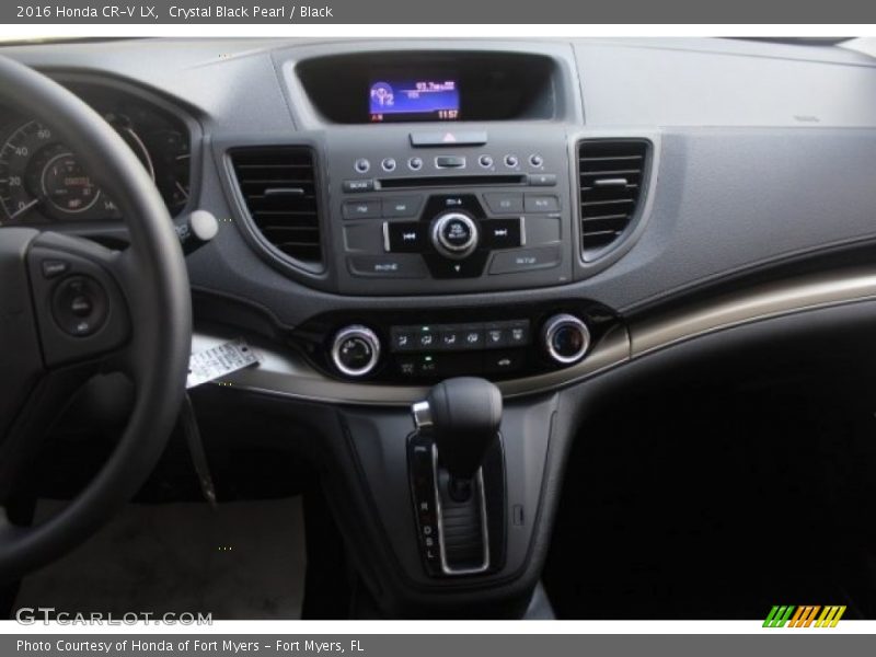 Crystal Black Pearl / Black 2016 Honda CR-V LX