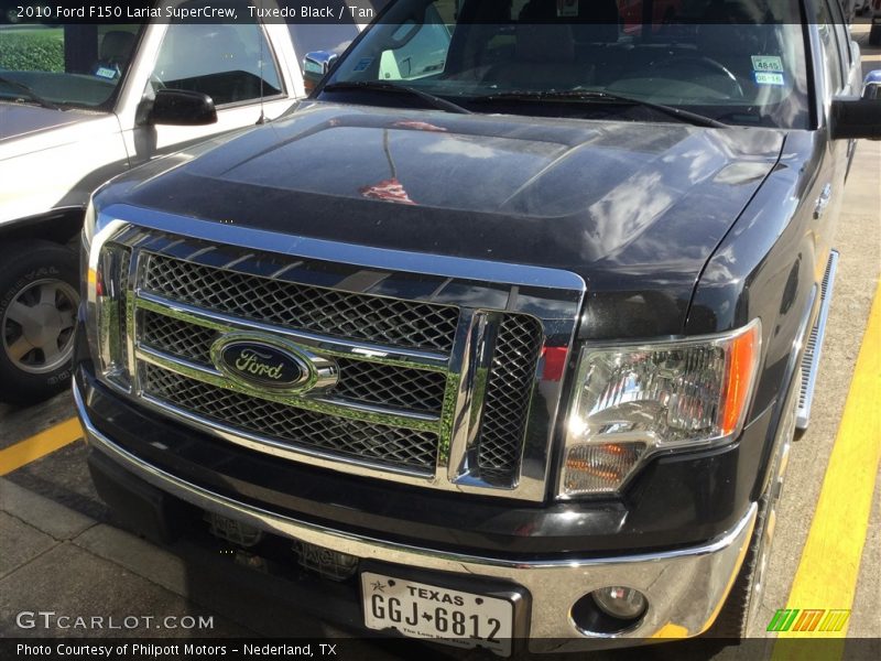Tuxedo Black / Tan 2010 Ford F150 Lariat SuperCrew