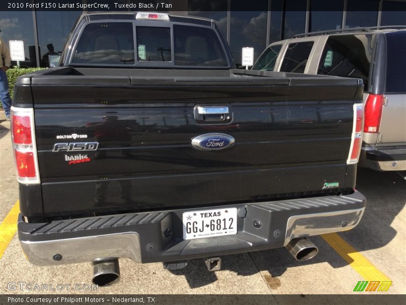 Tuxedo Black / Tan 2010 Ford F150 Lariat SuperCrew