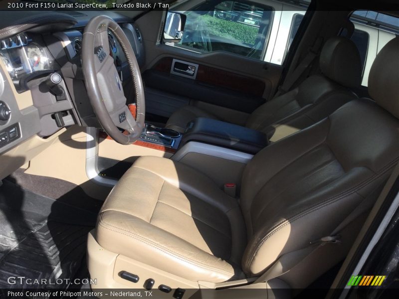 Tuxedo Black / Tan 2010 Ford F150 Lariat SuperCrew