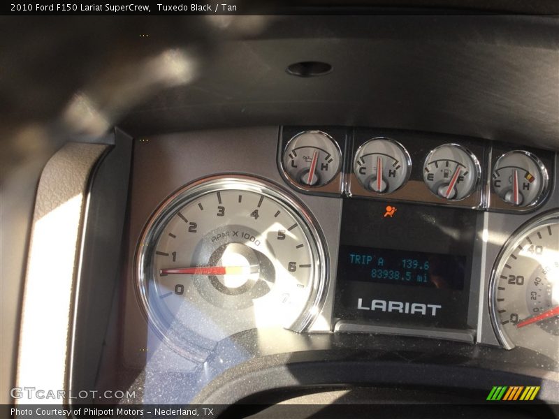 Tuxedo Black / Tan 2010 Ford F150 Lariat SuperCrew
