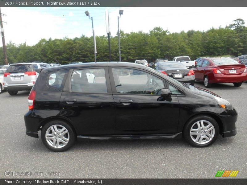 Nighthawk Black Pearl / Black 2007 Honda Fit Sport