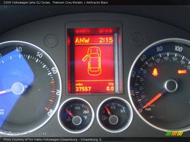 Platinum Grey Metallic / Anthracite Black 2006 Volkswagen Jetta GLI Sedan
