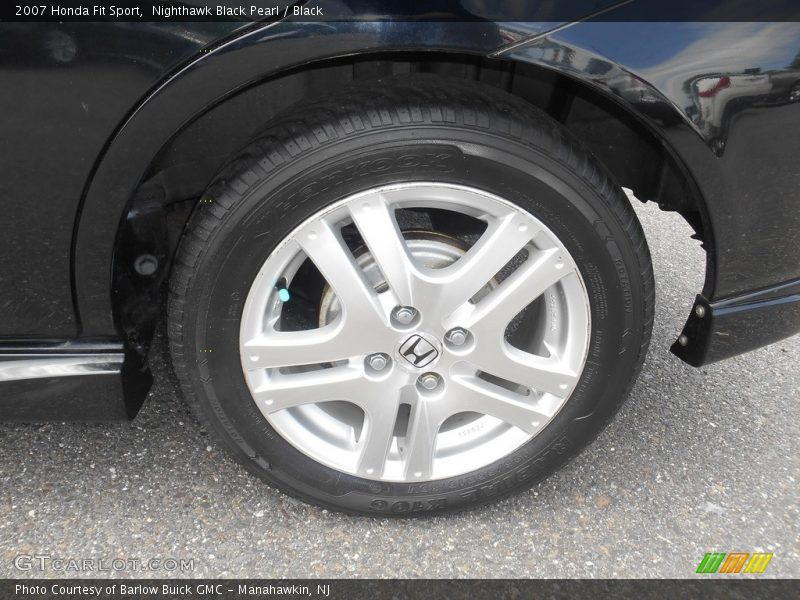 Nighthawk Black Pearl / Black 2007 Honda Fit Sport
