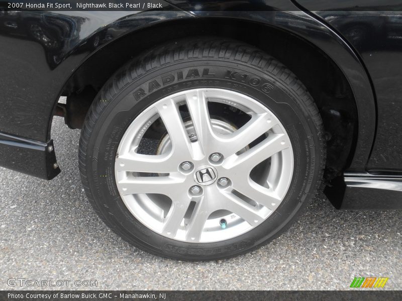 Nighthawk Black Pearl / Black 2007 Honda Fit Sport
