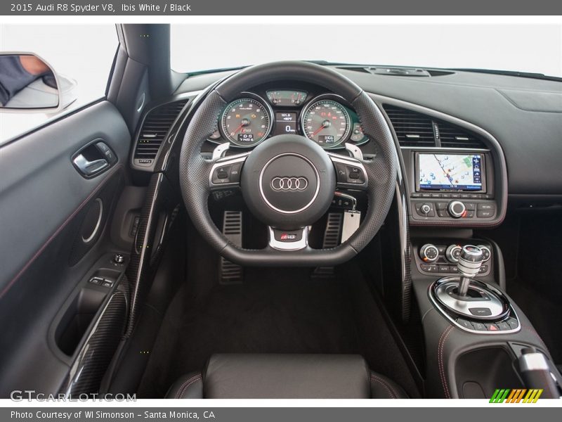 Dashboard of 2015 R8 Spyder V8