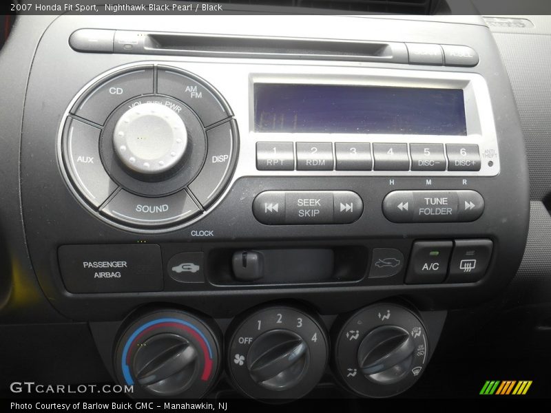 Nighthawk Black Pearl / Black 2007 Honda Fit Sport