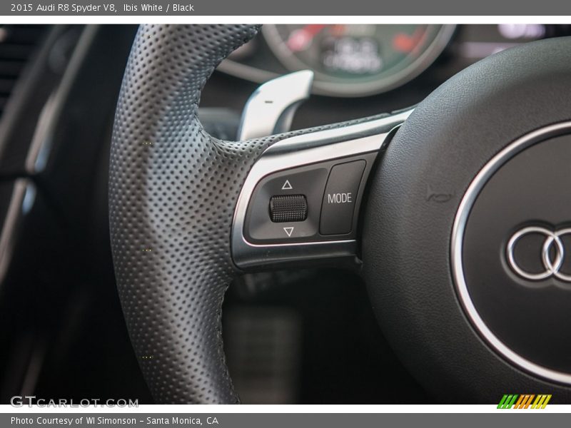 Controls of 2015 R8 Spyder V8