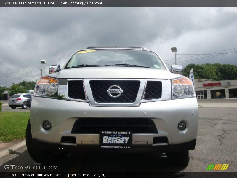 Silver Lightning / Charcoal 2008 Nissan Armada LE 4x4
