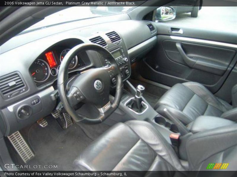Platinum Grey Metallic / Anthracite Black 2006 Volkswagen Jetta GLI Sedan