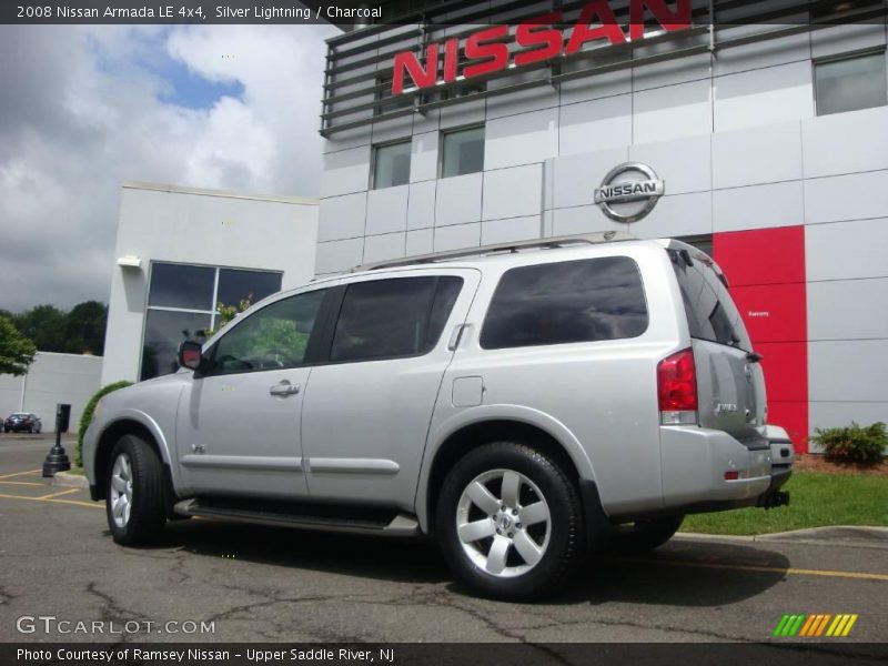 Silver Lightning / Charcoal 2008 Nissan Armada LE 4x4