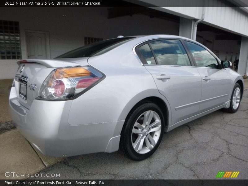 Brilliant Silver / Charcoal 2012 Nissan Altima 3.5 SR