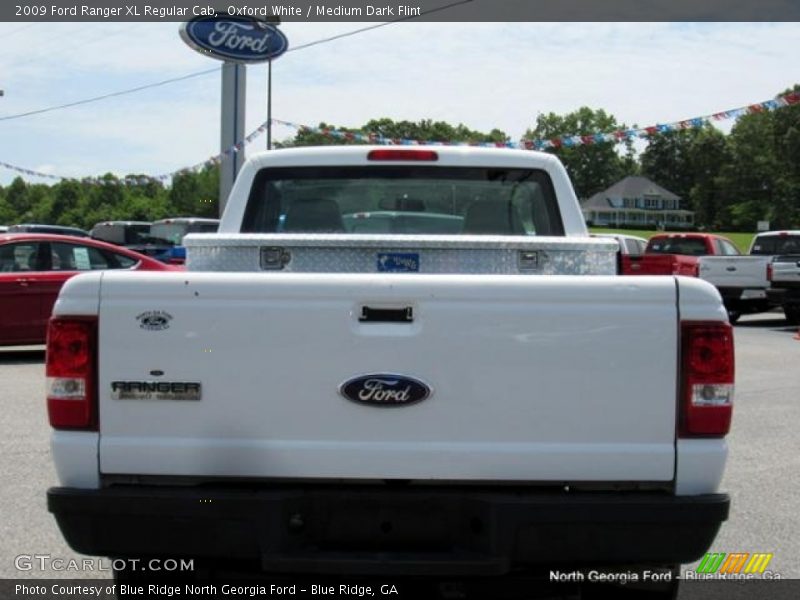 Oxford White / Medium Dark Flint 2009 Ford Ranger XL Regular Cab