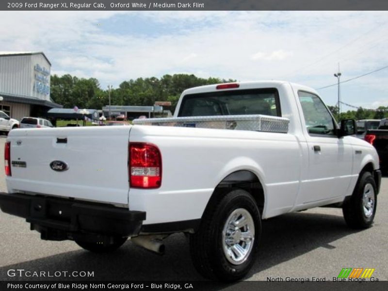 Oxford White / Medium Dark Flint 2009 Ford Ranger XL Regular Cab