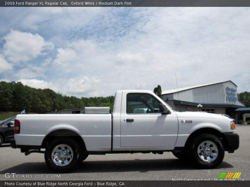 Oxford White / Medium Dark Flint 2009 Ford Ranger XL Regular Cab