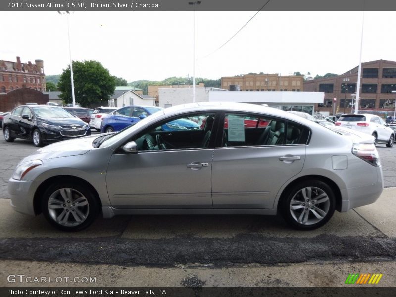 Brilliant Silver / Charcoal 2012 Nissan Altima 3.5 SR