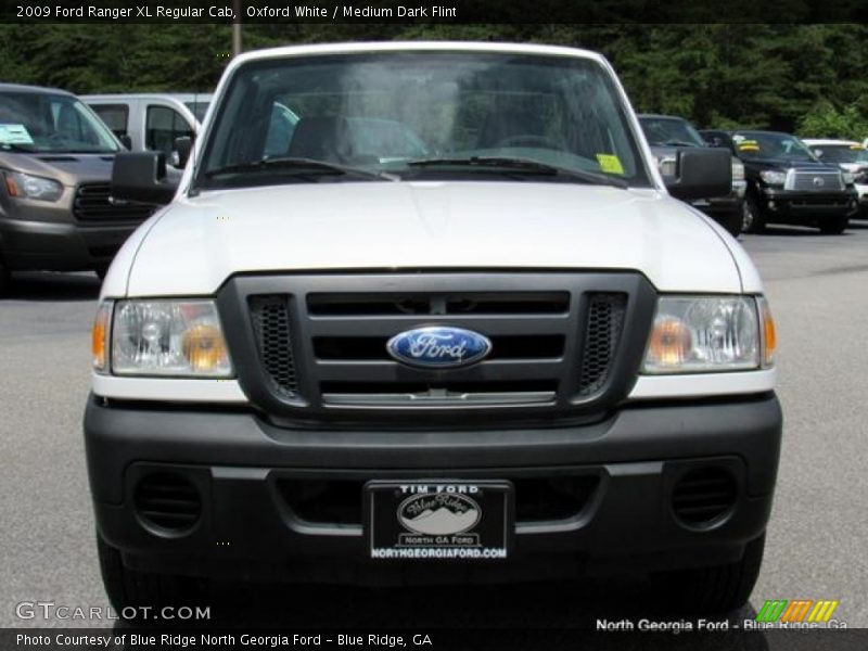 Oxford White / Medium Dark Flint 2009 Ford Ranger XL Regular Cab