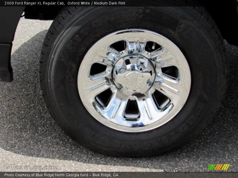 Oxford White / Medium Dark Flint 2009 Ford Ranger XL Regular Cab