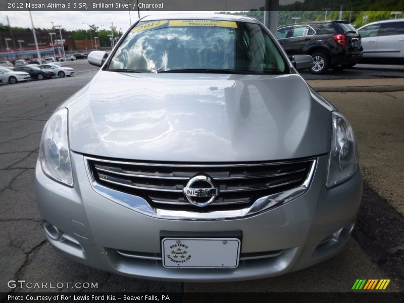 Brilliant Silver / Charcoal 2012 Nissan Altima 3.5 SR