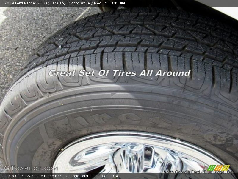 Oxford White / Medium Dark Flint 2009 Ford Ranger XL Regular Cab