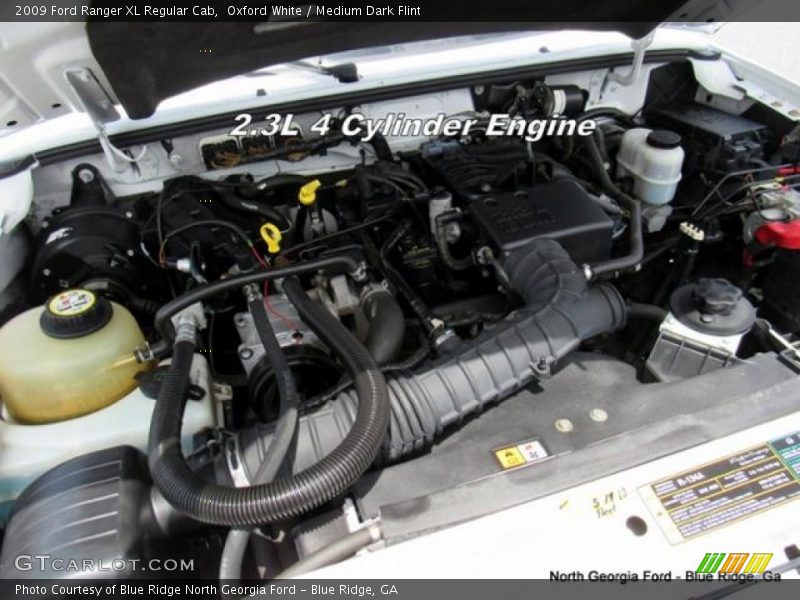Oxford White / Medium Dark Flint 2009 Ford Ranger XL Regular Cab
