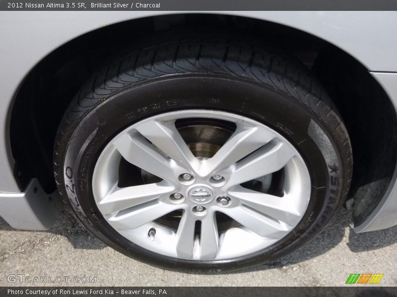 Brilliant Silver / Charcoal 2012 Nissan Altima 3.5 SR