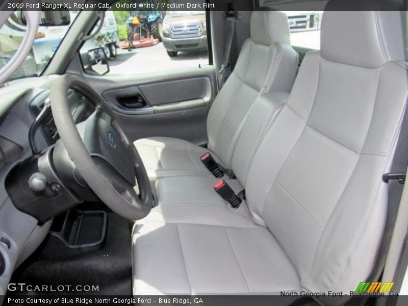 Oxford White / Medium Dark Flint 2009 Ford Ranger XL Regular Cab